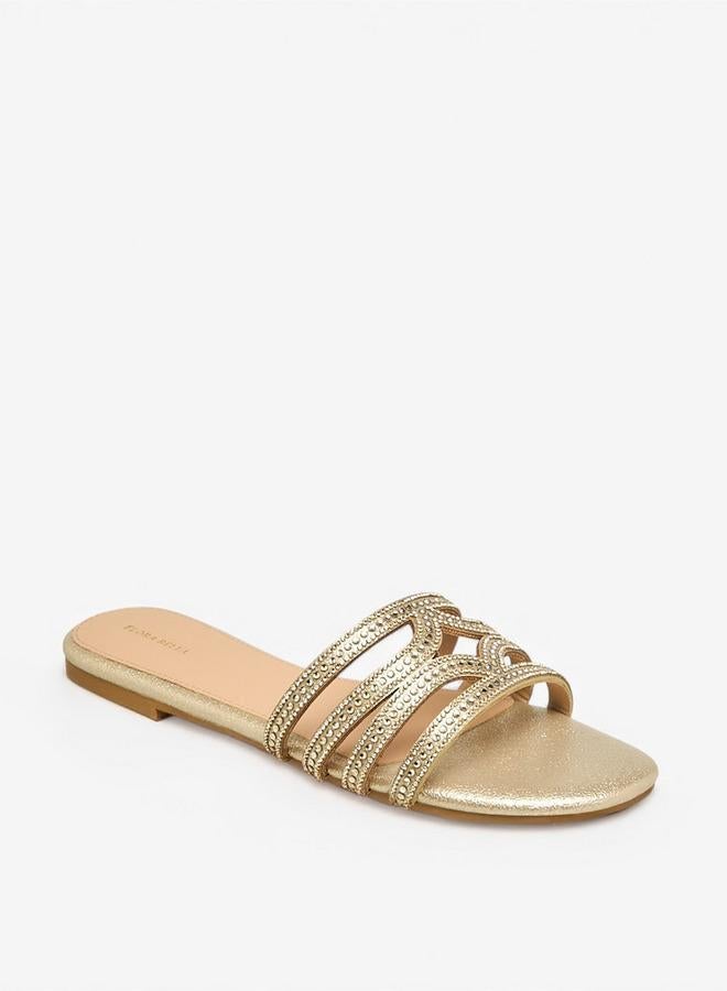 فلورا بيلا من شو إكسبرس صنادل نسائية مزينة من فلورا بيلا بتصميم سهل الارتداء مجموعة رمضان - Image 3